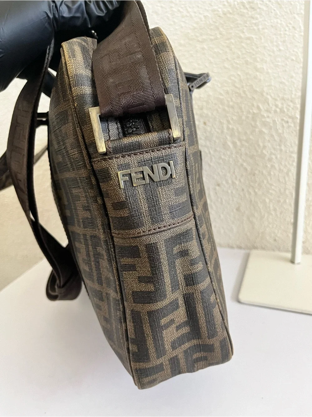 FENDI ZUcca unisex Messenger bag